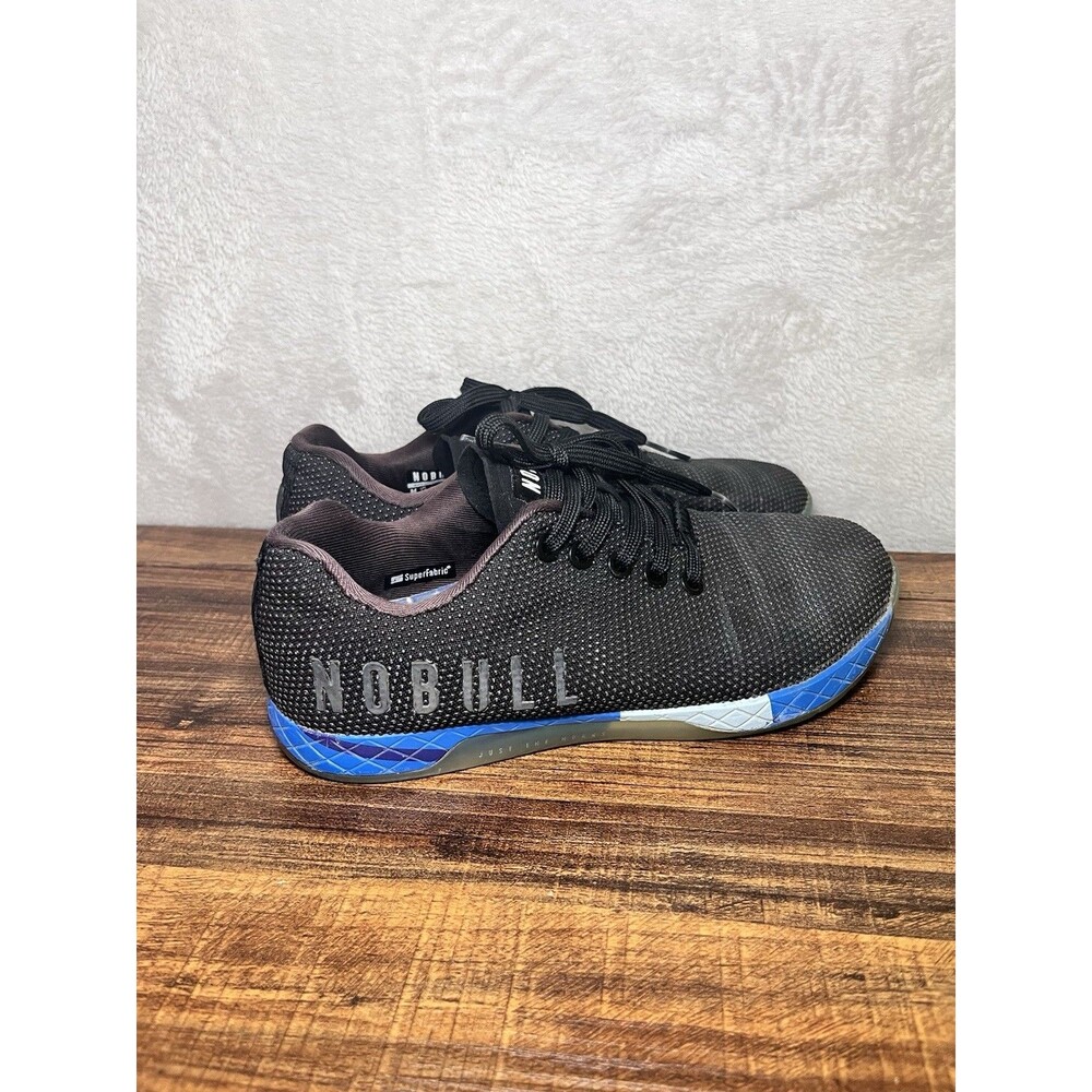Nobull Superfabric Trainer Men's Size 5.5 Women's 7 Black Lightning Sneakers